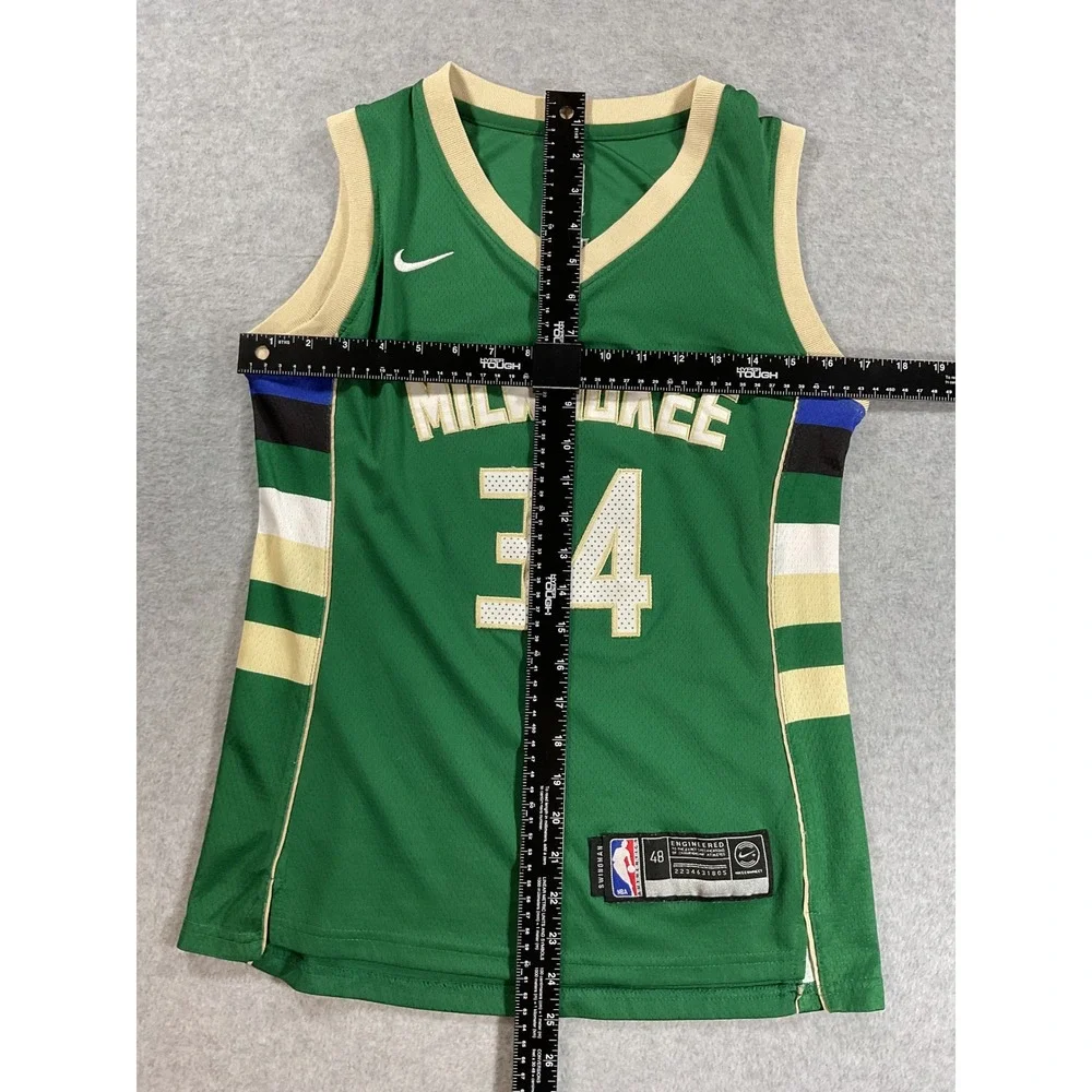Nike Milwaukee Bucks Giannis Antetokounmpo 34 Swingman Jersey Mens 48 M 2084